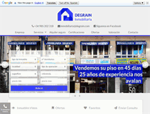 Tablet Screenshot of degrain.com